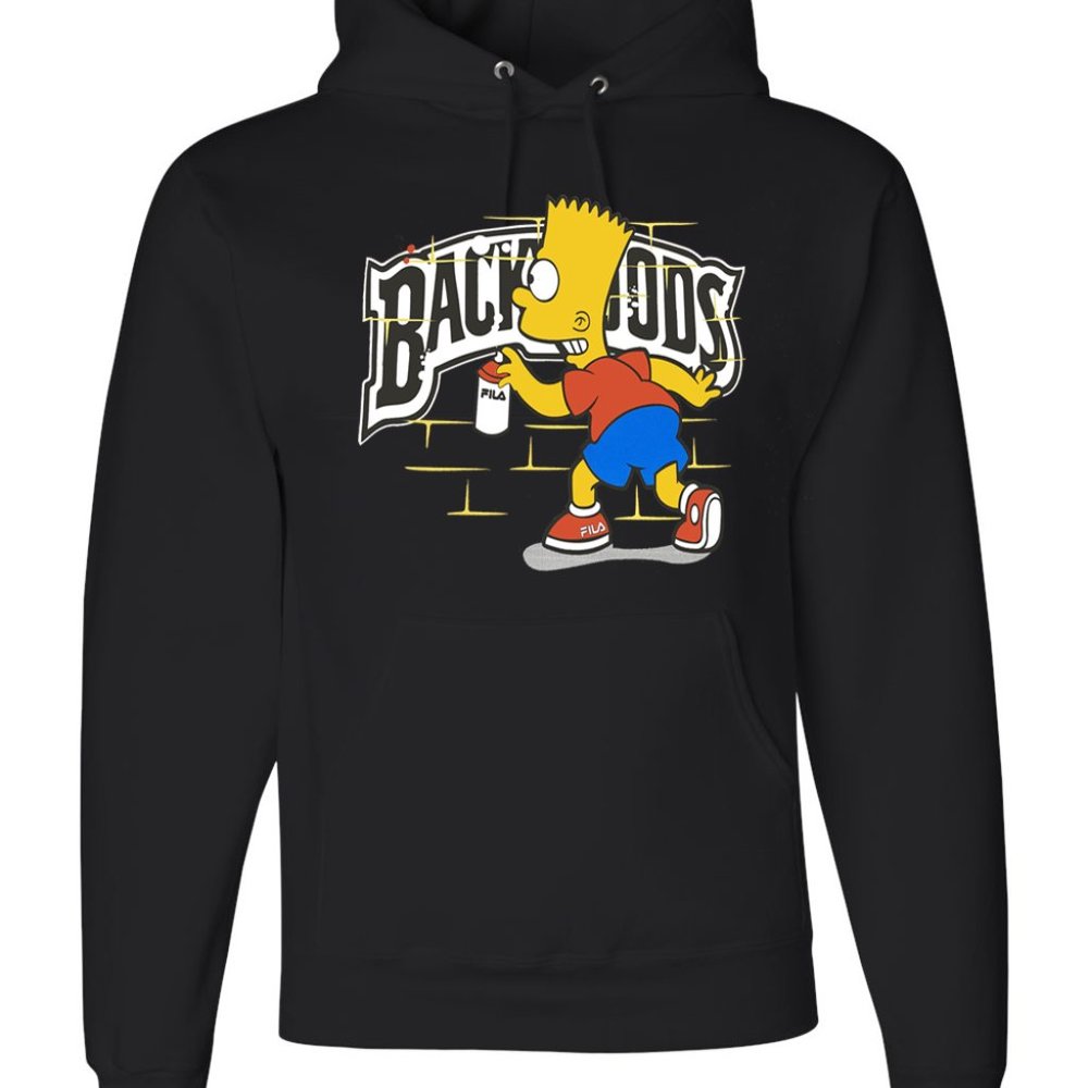 Bart  Backwoods Graffiti - unisex Hoodie